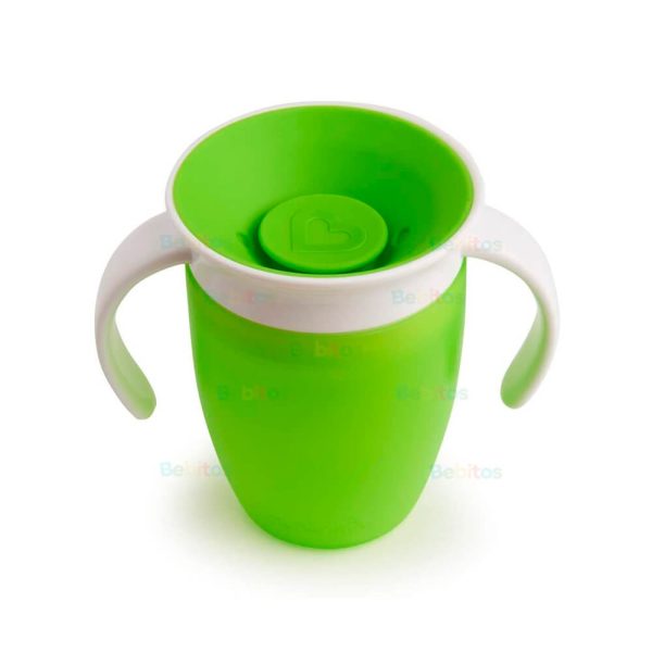 Munchkin - Vaso de Entrenamiento Miracle 360 7oz - Verde - Productos para bebes | Mamita y Yo