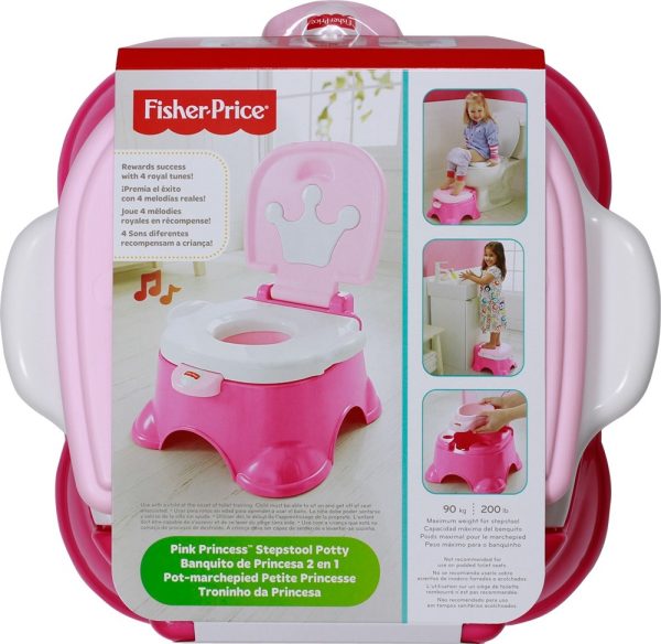 Fisher Price - Bacín de Entrenamiento Princesa 2 en 1 - Productos para bebes | Mamita y Yo