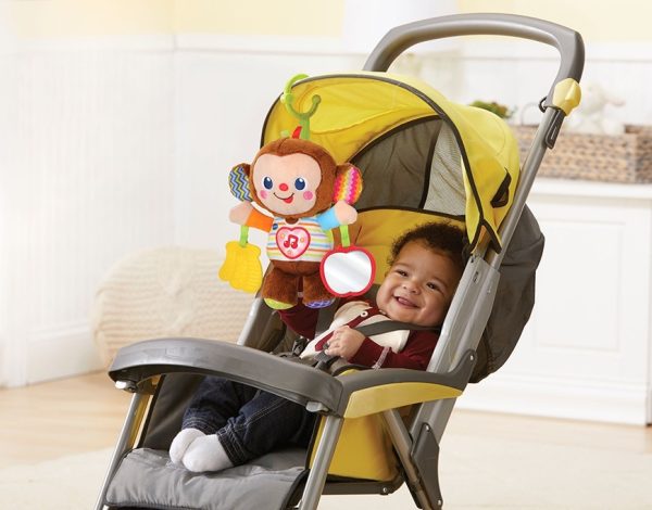 Vtech - Monito bebe Sonajero, Peluche y Mordedera - Productos para bebes | Mamita y Yo