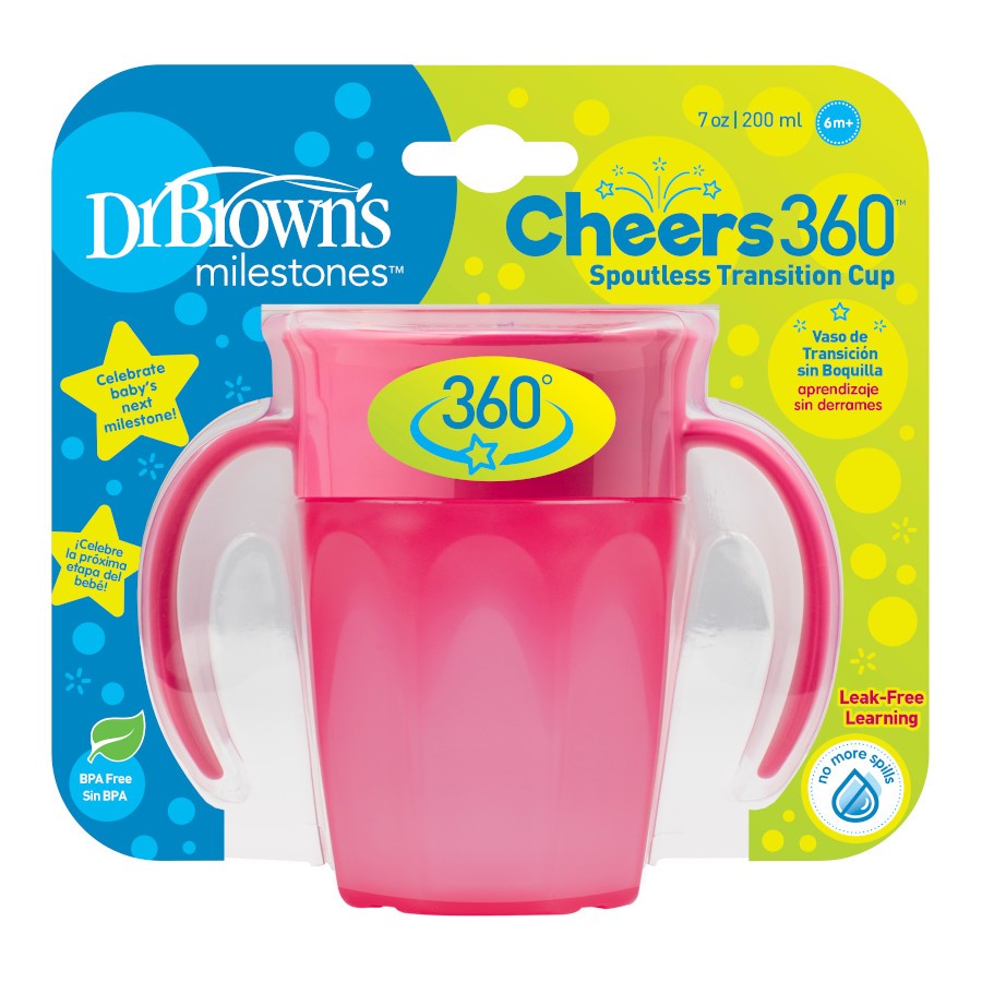 Dr. Brown's México Cheers360 ™ Vasos sin derrame - Dr. Brown's México