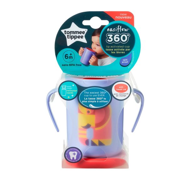 Tommee Tippee - Vaso 360 con Asas Elefante 6m+ 200ml - Productos para bebes | Mamita y Yo